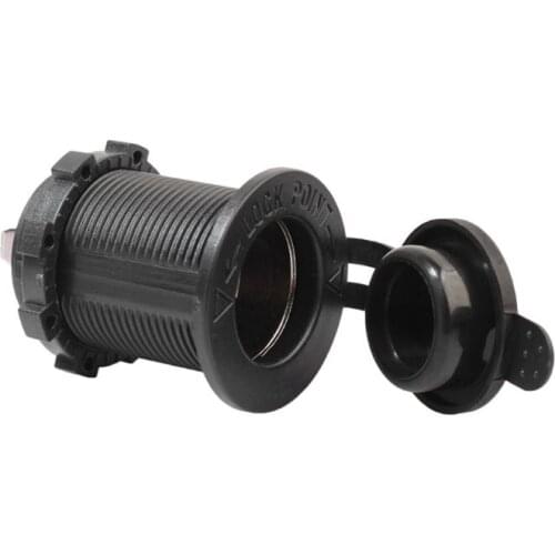 12V-24V Waterproof Power Outlet Adapter Plug For Motorbike Cigarette Lighter 23GC