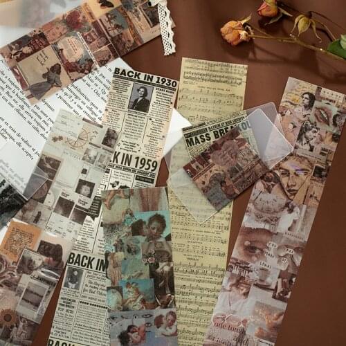 16pcs/LOT the book of yesterday series stationery sticker Creative decoration DIY shared outfit tape paper masking washi sticker