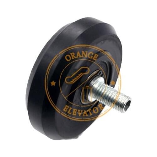 5PCS/Lot 80x24x6203 Elevator high-speed roller 80*24*6204 M12 OD80MM W24MM Bearing 6203