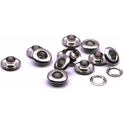 50sets/pack(Outer diameter)13mm (internal)6mm (high)6mm metal eyelets for curtains garment eyelets