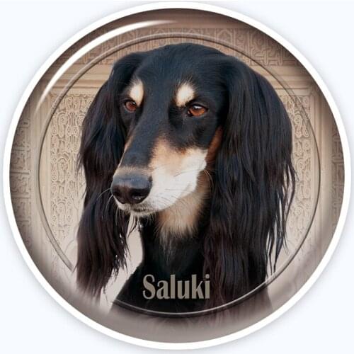 A0696# Various Sizes Removable Decal Saluki 88 Sticker Waterproof Accessories on Bumper Rear Window Laptop