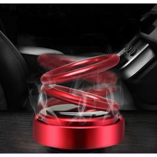 Solar Auto Rotating Car Perfume Auto Accessories Decoration Ornament for Mercedes Benz w163 kia ceed sportage Hyundai ix35 ix25