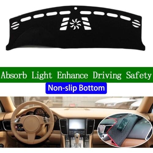 For Porsche panamera 2010 2011 2012 2013-2016 Non-slip Bottom Dashboard Cover Car Decals Car Stickers Interior Car Accessories