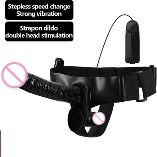 Double Dildos For Women Strap On Dildo Realistic Strapon Penis Vibrator Sex Toys For Couples Woman Lesbian Adults Sex Products