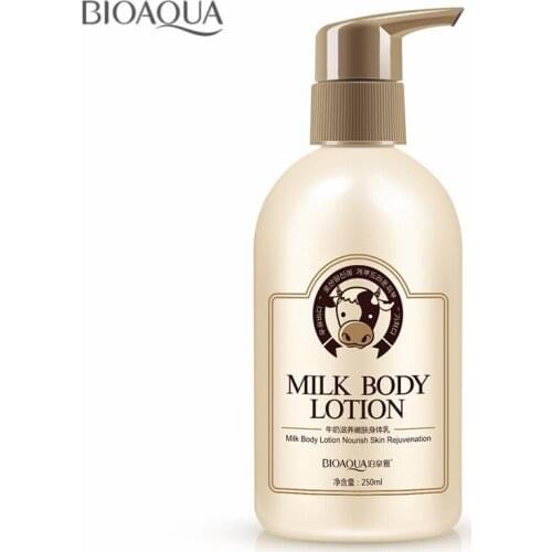 Deep Moisturizing Skin Milk Body Lotion Whitening Hydrating Anti-Aging Nourishing Firming Repairing Body Cream For Dry Skin 250g