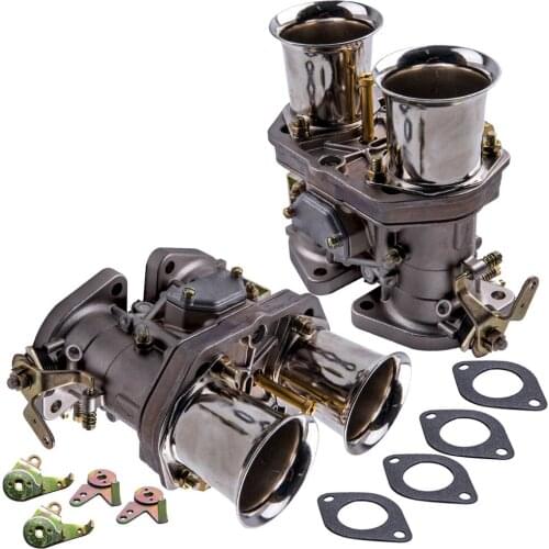 2 pcs Carburetors Carb For Volkswagen VW Beetle for Fiat 40IDF Carb W/ mounting gaskets with air horn