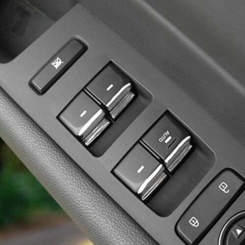 SBTMY car styling ABS 7PCS/SET Car window lift buttons decorate sequins For Hyundai Sonata 9 mk9 2019 car accessories