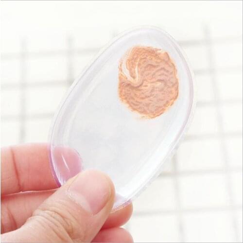 Soft Silicone Make Up SiliSponge Blender Silicone Sponge Makeup Puff for Liquid Foundation BB Cream Beauty Essentials T0136