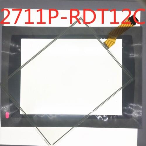 Touch Screen Digitizer for 1250 2711P-RDT12C Touch Panel Glass with Overlay (protective film)