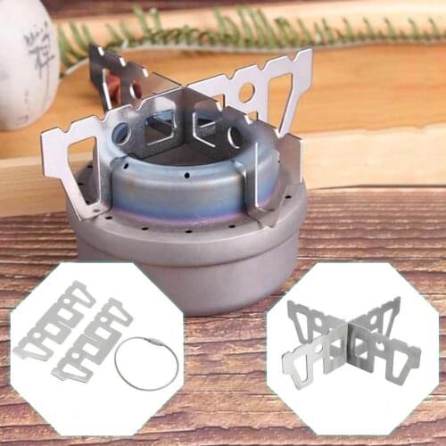 Picnic Stove Small Stand Stainless Steel Rack Bracket Stoves Outdoor Folding Mini Support Sport Camping Holder Stove