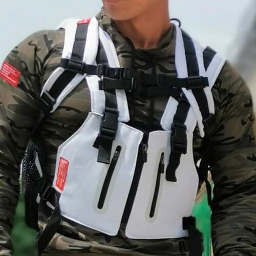 Wear Reflective Men Tactical Vest Hunting Vest CS Waistcoat Protective Modular Security Vest for Outdoor Sports Riding
