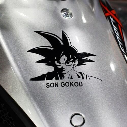 Car Styling Vinyl Decals Motorcycle Body Side Tank Head Auto Window Sticker for Calssic Film Game Cartoon SonGOKOU