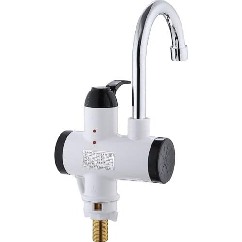 1 Set Copper + ABS Engineering Plastics Electric Water Tap Kitchen Hot Cold Water Heater LED Display Electric Water