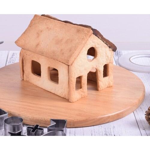 18pcs/set Hot Christmas Cookie Cutter Mold 3D Stainless Steel Biscuit Mould Biscuit Cake Decoration Baking Tools Kitchen Cookice