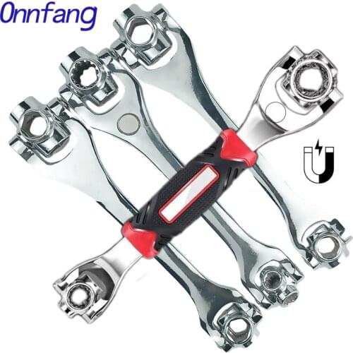 48/8-in-1Tiger Wrench Tools Socket Works with Spline Bolts Torx 360 Degree 6-Point Universal Furniture Car Repair Hand tool