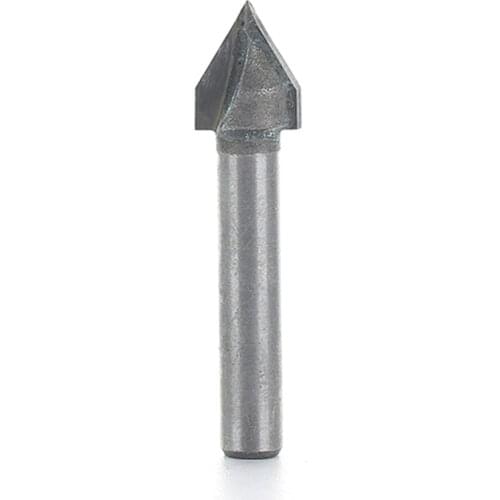 60 Degree CNC V Groove Router Bit 1/4" Shank Milling Cutter Engraving Wood Working Tool 6x10mm