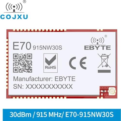 915MHz cojxu E70-915NW30S SoC UART Star Network uhf 30dBm IPEX Antenna Wireless Transceiver Transmitter Receiver 915 mhz Module