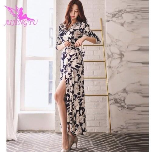 AIJINGYU Sexy Real Photo Evening Dress Party Gown 2021 Women Elegant Formal Special Occasion Dresses Fashion Gowns FK353