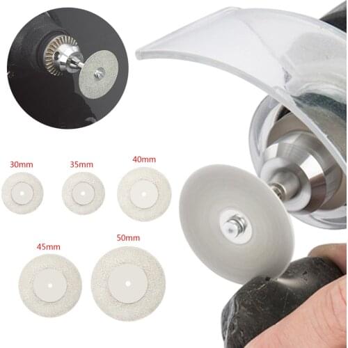 20-50mm Diamond Cutting Disc Mandrel Dremel Accessories Mini Circular Saw Blade Electric Saw for Drill Steel Rotary Cutting Tool