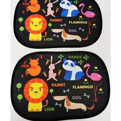Creative Design Car Sun Shades Car Window Shades for Rear and Side Window Car Heat Shield Protect Baby Window Shade Wholesale