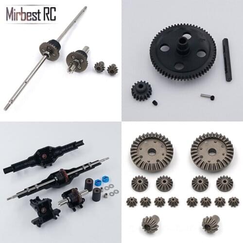 WL Wltoys 12428 A/B/C 12423 RC Car Spare parts Upgrade metal differential gear 12428-0091 12428-0133 Reduction gear 12428-0015