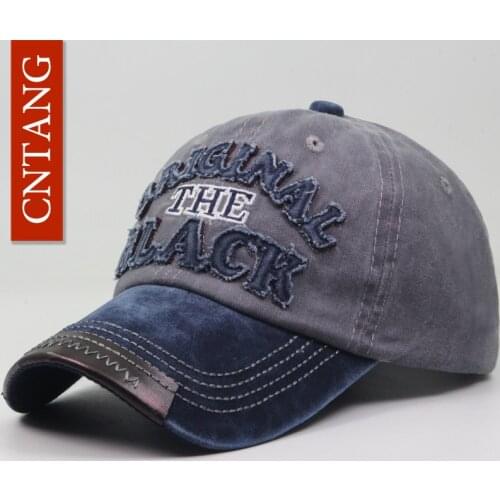 CNTANG 2018 Vintage Summer Cotton Baseball Cap Men Snapback Hip Hop Caps Casual Fashion Spring Letter Hats For Women Adjustable