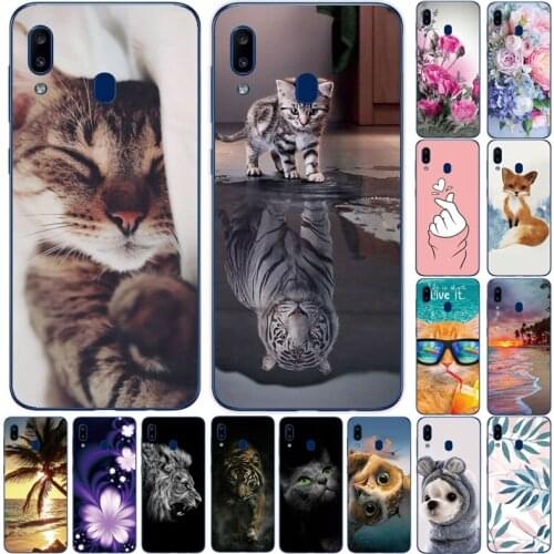For Samsung Galaxy A20S Case Cover Slim Funda Painted Clear Soft TPU Phone Cases For Samsung A20S A20 s A20E Silicone Back Cover