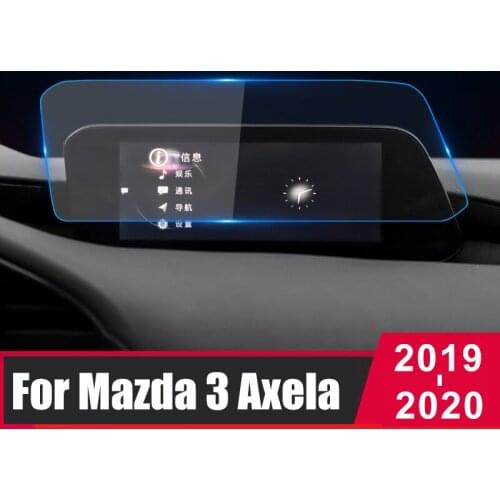 For Mazda 3 Axela 2019 2020 Glass Steel Car Navigation Screen Protector Touch Display Instrument Panel Screen film Anti Scratch