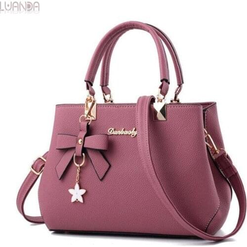 Elegant Shoulder Bag Women Designer Luxury Handbags Women Bags Plum Bow Sweet Messenger Crossbody Bag for Women High Quality