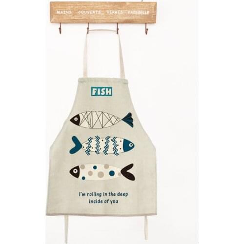 Cooking Apron Brief Novelty Fish BBQ Party Aprons for Women Naked Mens Kitchen Aprons Sanitary Avental Delantal Cocina Retro