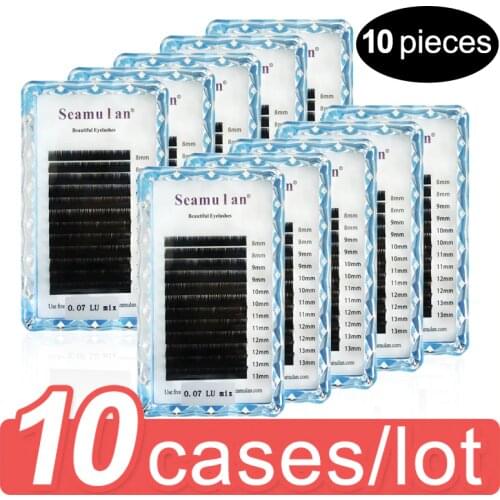 Individual Eyelashes 100% Cruelty free Handmade 3D Mink Lashes Full Strip Lashes Soft False Eyelashes Makeup Lashes cilios