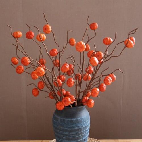 Branches Artificial Simulation Maple Leaf Flowers Home Decoration Wedding Garden Office Pumpkin Sunflower Pick Garland