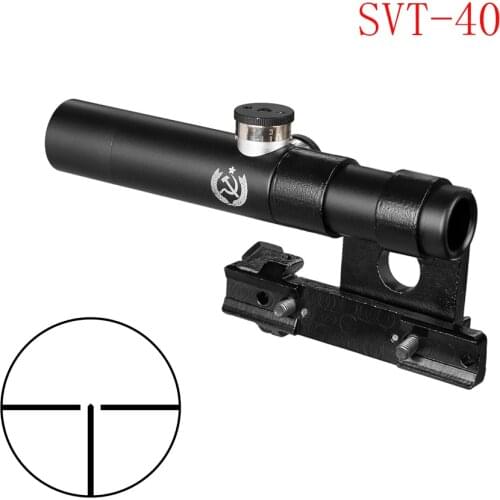 Multlcoated Lenses 3.5x Shockproof Multi-coated Svt-40 Scope 3.5x Shockproof Multi-coated For Mosin Nagant Rifle Scope Riser
