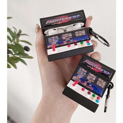 Cartoon Game console for airpod 1 2 case with lanyard cute case for Apple airpods pro 3 Wireless Earphone Cover Chaging Box