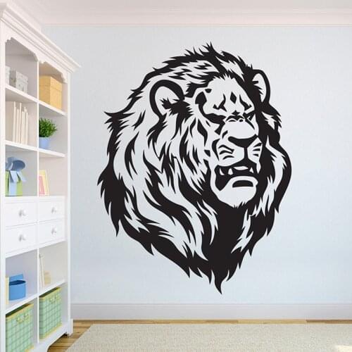 Lion Beautiful Lion Wall Decal African Wild Lion Pride Animals Home Interior Design Art Office Murals Home Decoration A3-004