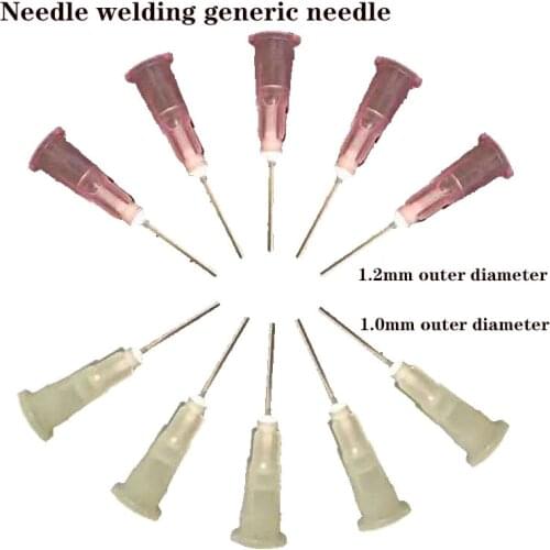 The Newest Amao Dispensing Syringe Needle 1.0 MM 1.2 MM For Solder Paste Flux Welding Mobile Repair Tools 10 Pieces/Batch