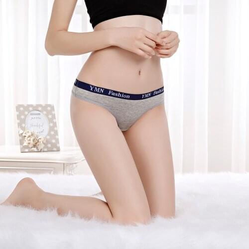 2020 New Fashion Womens G Strings Mujer Low Waist Cute Cotton Underwear Women Panties Sexy Lingerie Femme Intimates Ladies