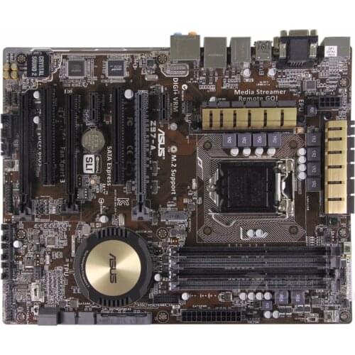 Original motherboard for ASUS Z97-A LGA 1150 DDR3 USB2.0 USB3.0 HDMI DVI 32GB Z97 desktop motherboard