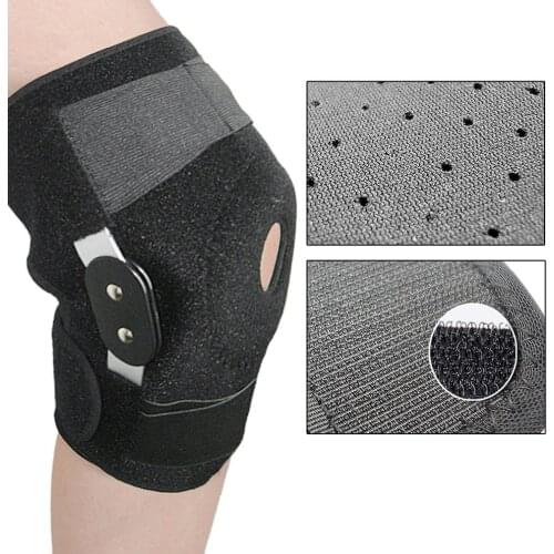 REIZ Adjustable Medical Hinged Knee Orthosis Brace Support Ligament Sport Injury Orthopedic Splint Sports Knee Pads Outdoor