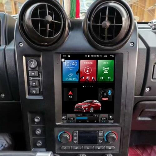 Android 10 6G 128GB Tesla Style Vertical Screen For Hummer 04 2009-2015 Navigation Car Multimedia Radio Player Built-in Carplay