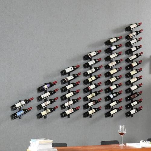 Wine Rack Wall Creative Portable Red Wine Glass Bottle Holder Goblet Stand Metal Iron Bar Accessories Christmas For Home