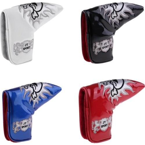Waterproof Skull Head Golf Putter Cover Headcover - Compact & Portable