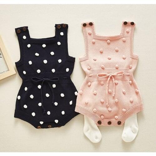 Knit Baby Bodysuits Spring Autumn New Baby Boys Clothes Handmade Prom Toddler Girls Bodysuits Knit Bodysuits Baby Girls Clothes