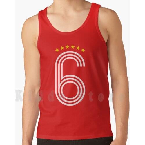 6 Stars Tank Tops Vest Sleeveless Six Six Times 2019 Europe League Klopp Jurgen Football Kloppite Ynwa Up The Reds