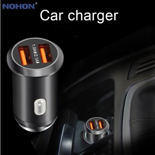 Dual usb car charger for iPhone XS Max X XR 6 S 6s 7 8 Plus 6Plus 7Plus 8Plus car-styling USB Charger Phone 2 Port Car-Charger