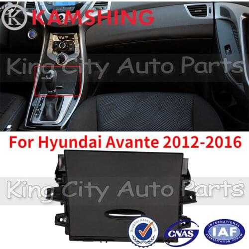 CAPQX For Hyundai Avante 2012 2013 2014 2015 2016 styling central storage box armrest remoulded Auto glove storage box cover