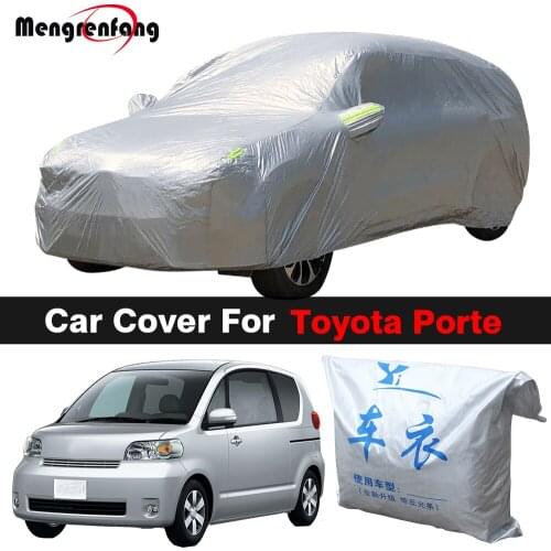 Full Car Cover Outdoor Anti-UV Sun Shade Rain Snow Dust Prevent Auto Cover For Toyota Porte Spade