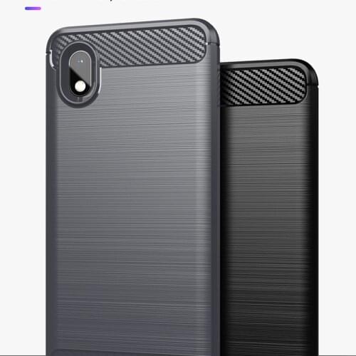 Carbon fiber Cover For Samsung Galaxy A01 Core M51 Phone Case Bumper Case Full Protection Shockproof Bumper SM-A013F/DS SM-M515F