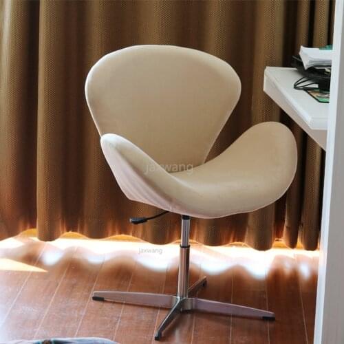European Swan Style Sofa Chair Lounge Chair Simple Modern Computer Lift Office Chair Dining Chair Bar Stool Bar Chairs