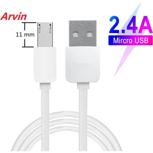 11MM Long Micro USB Cable Micro USB Charging Wire Cord Phone Charger Cabel For Blackview A7 A20 BV6000 Doogee S80 S70 X20 X55